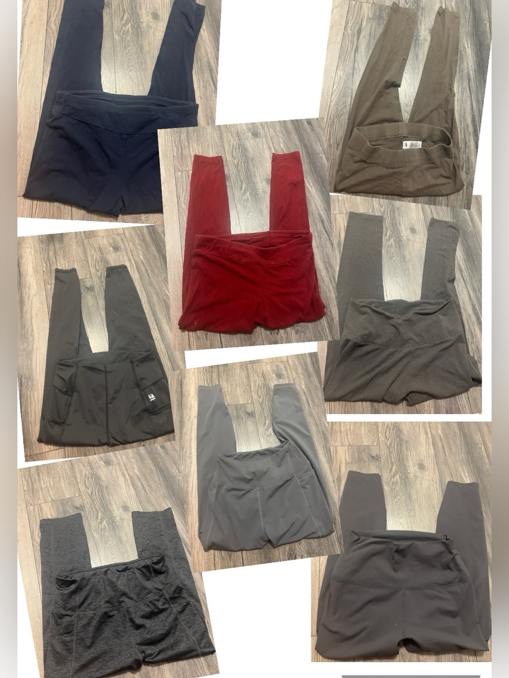 Bundle of 8 leggings